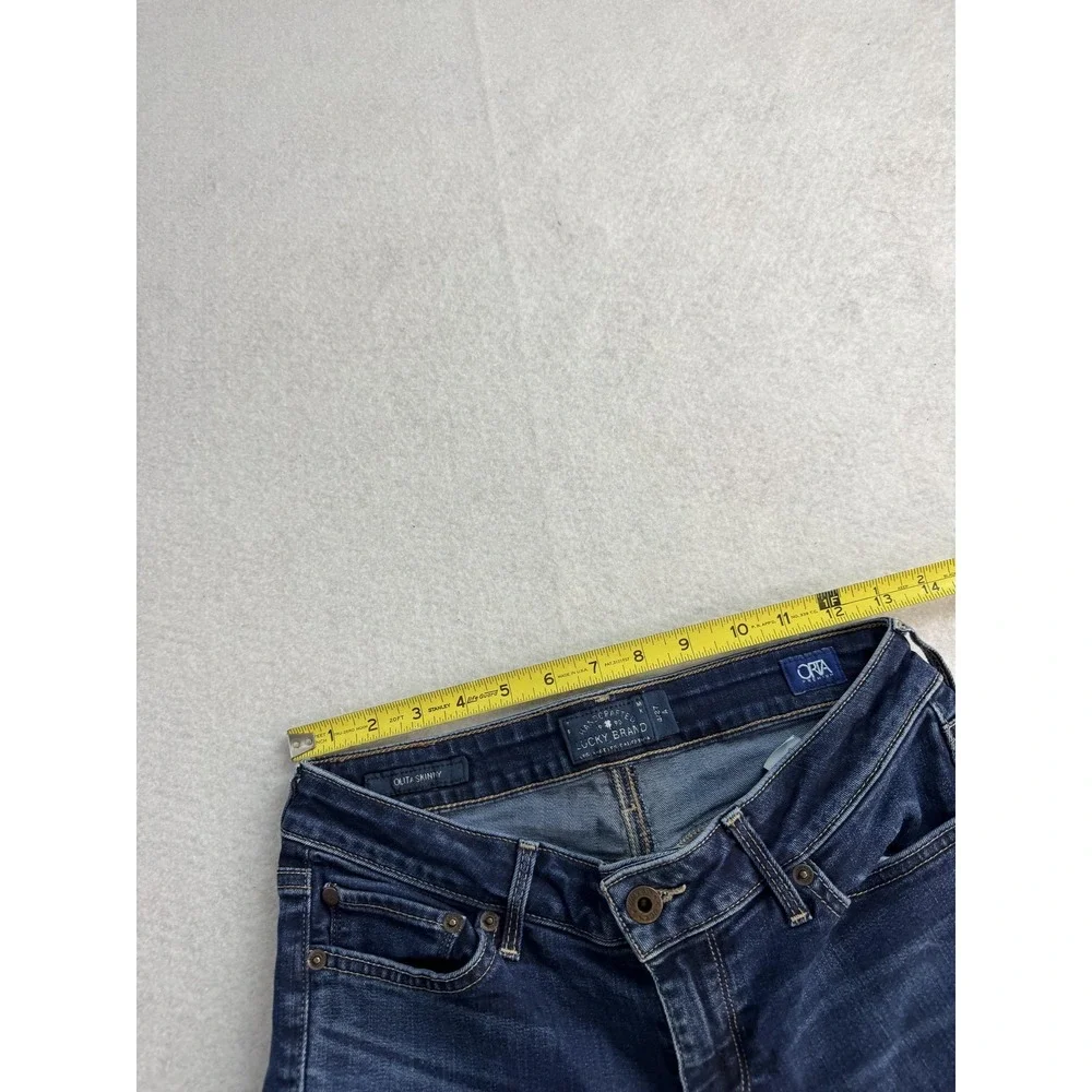 Lucky Brand Lolita Skinny Jeans Womens‎ 27 Blue Mid Rise Stretch Denim Slim Leg
